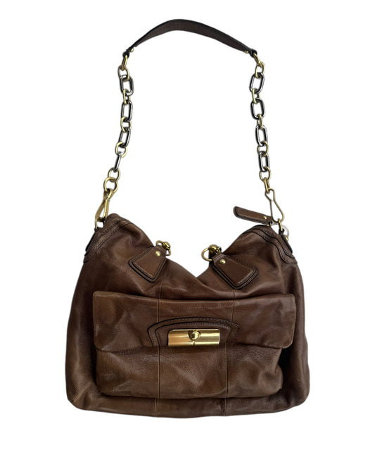 2000'S BROWN COACH BIG HANDBAG