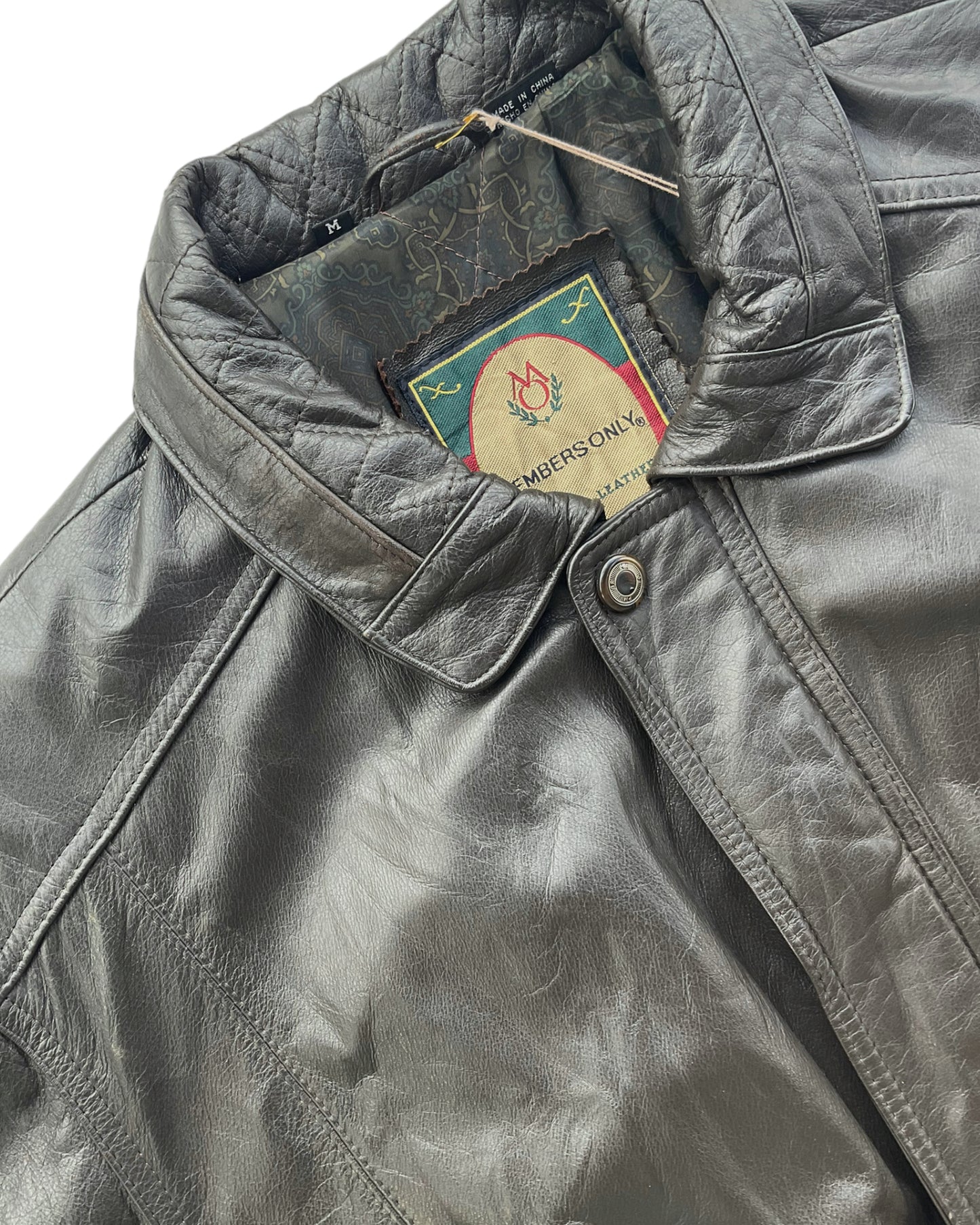 1980s MEMBERS ONLY LEATHER JACKET