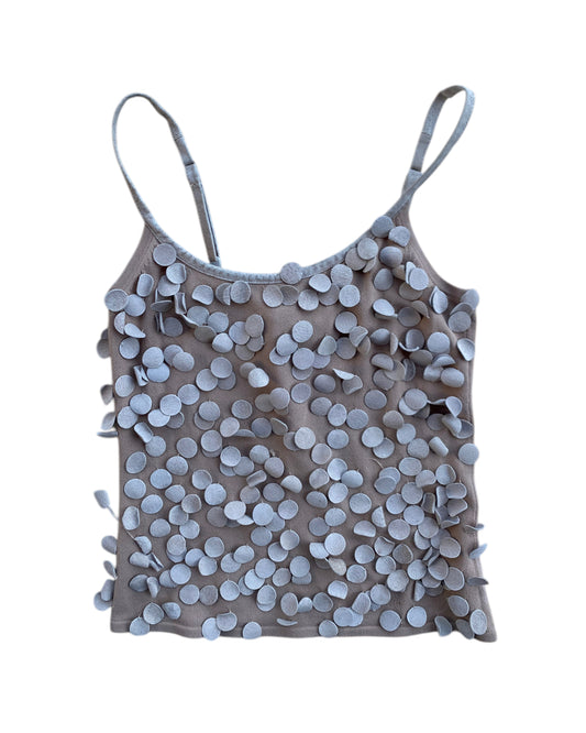 2000´S BEBE LEATHER DOTS TOP