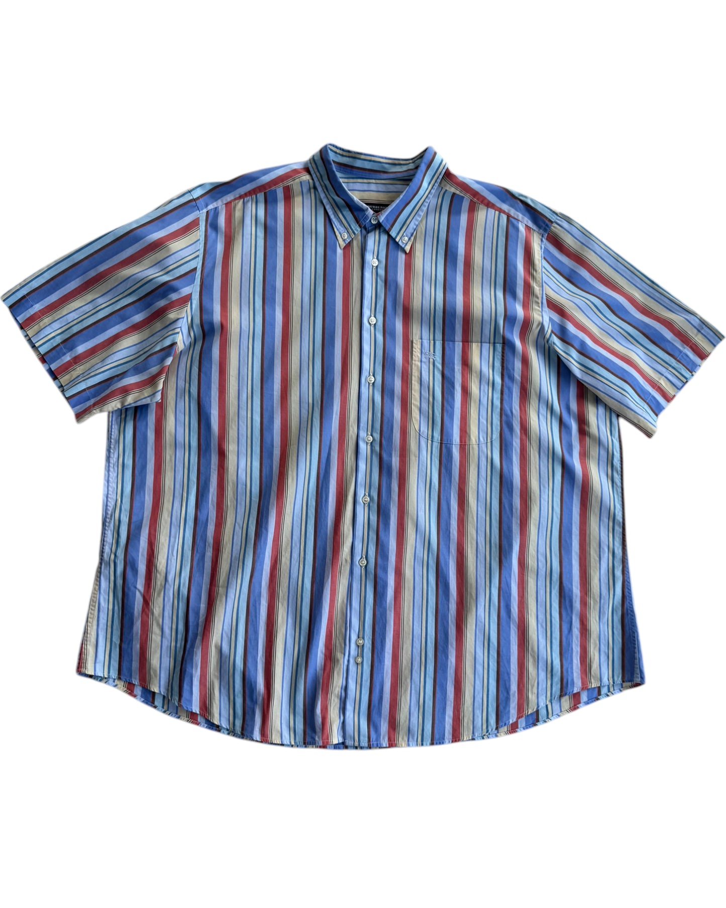 2000'S BURBERRY STRIPED & COLORFULL SHIRT