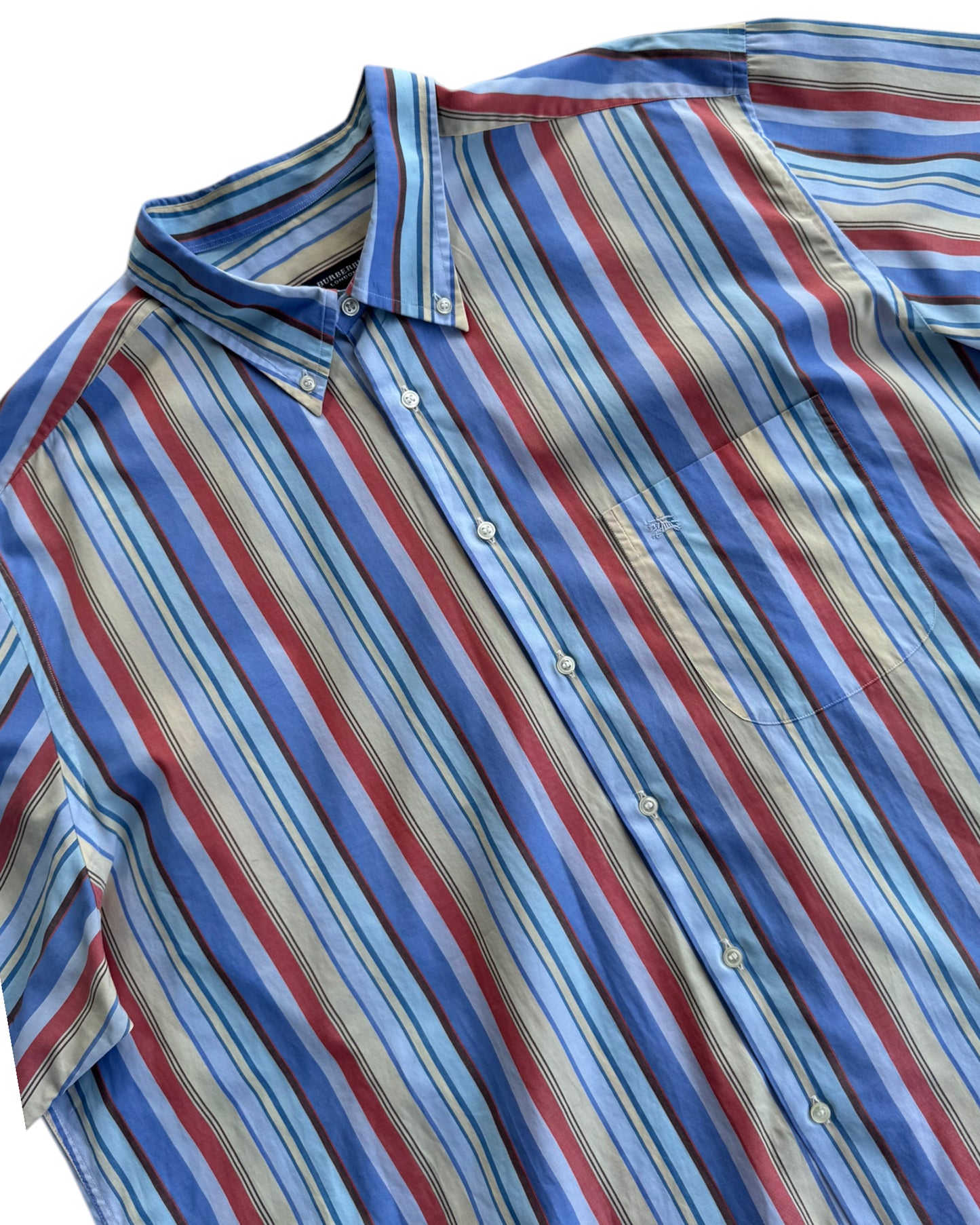2000'S BURBERRY STRIPED & COLORFULL SHIRT