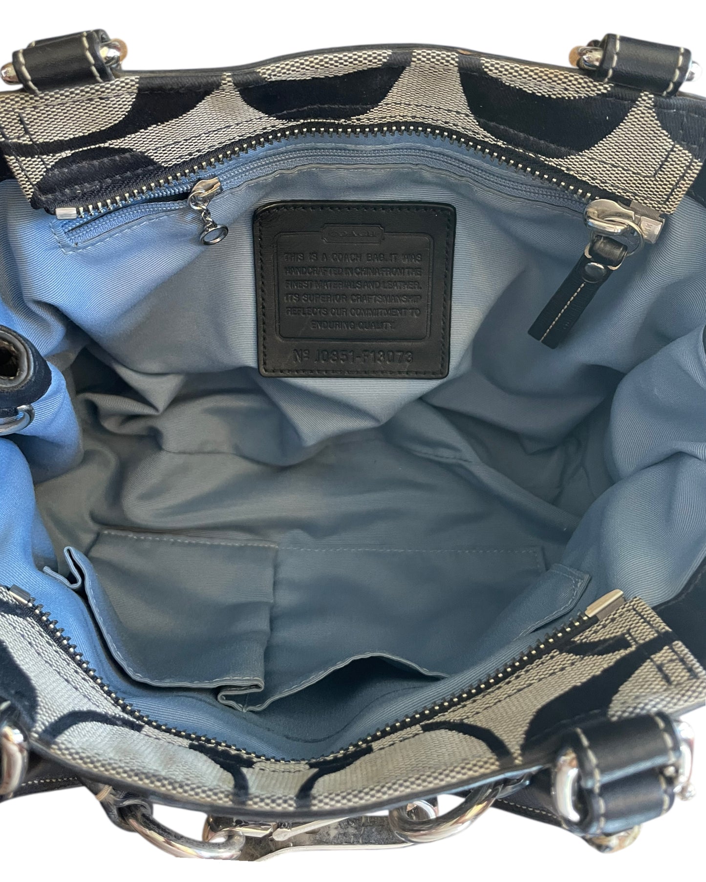 2000S COACH EAST WEST DUFFLE SHOULDER BAG