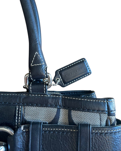 2000S COACH EAST WEST DUFFLE SHOULDER BAG