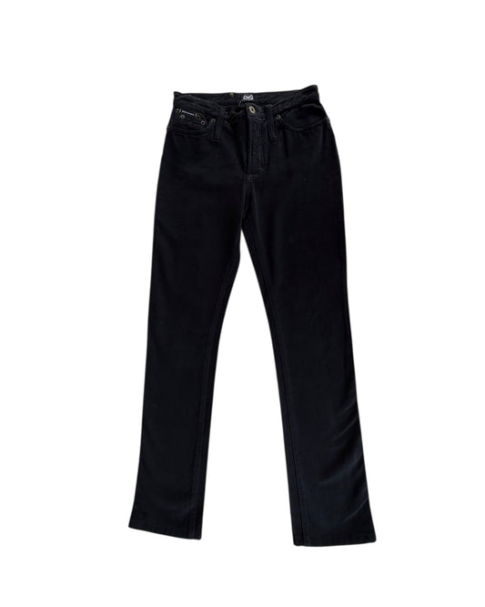 2000S DOLCE GABBANA BLACK JEANS