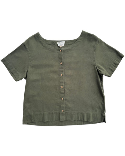2000´S  ROYAL ROBBINS GREEN OLIVE SHIRT