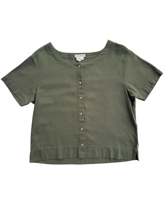 2000´S  ROYAL ROBBINS GREEN OLIVE SHIRT