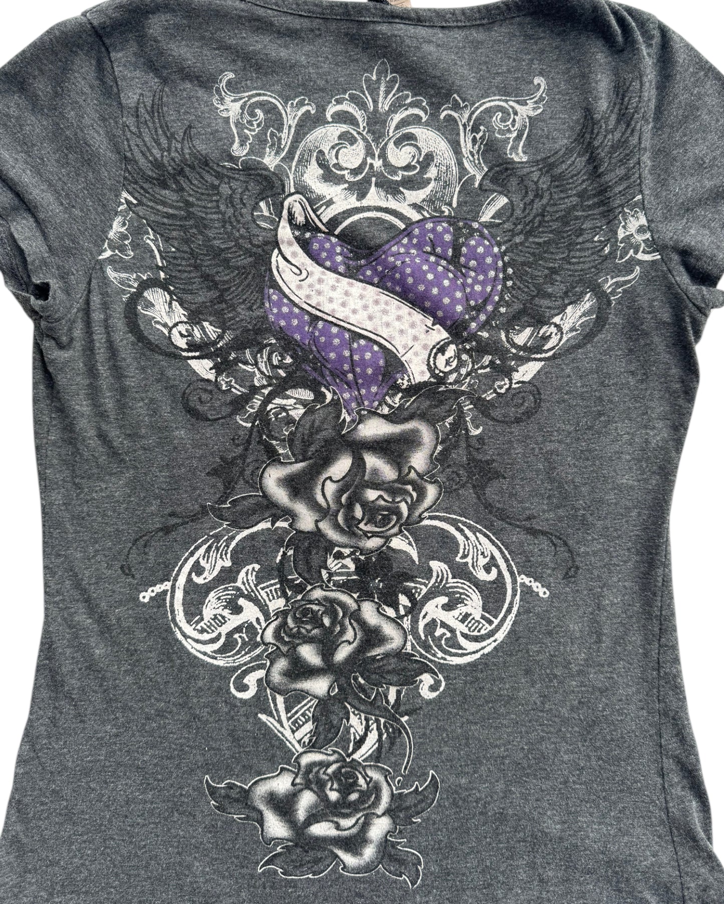 2000´S MISS MATCH GREY SHIRT