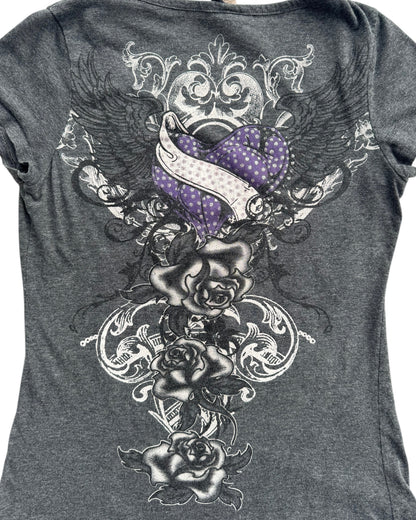 2000´S MISS MATCH GREY SHIRT