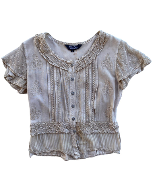 1990´S ETHNIC NATUR BLOUSE