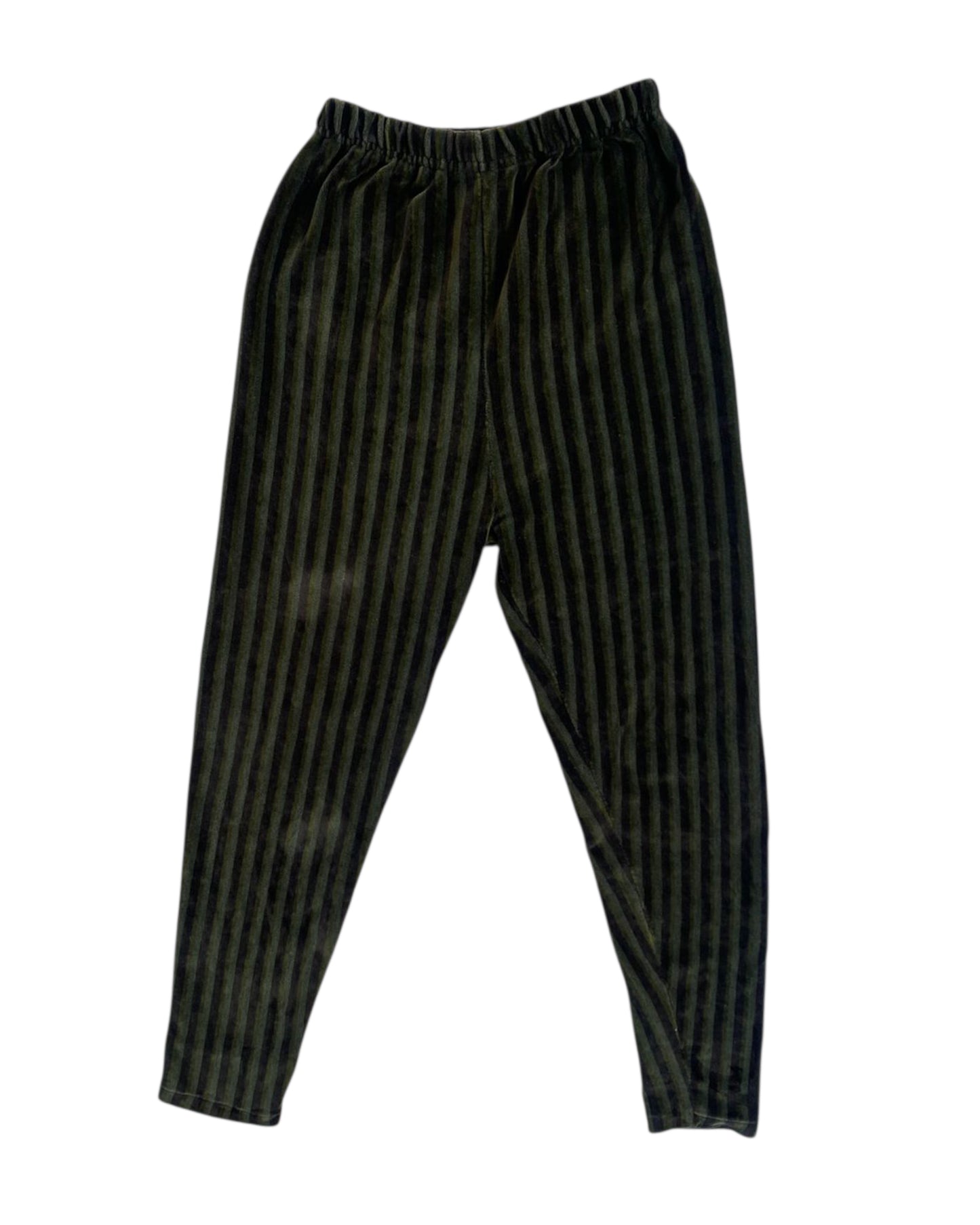 2000´S GREEN STRIPPED PANTS