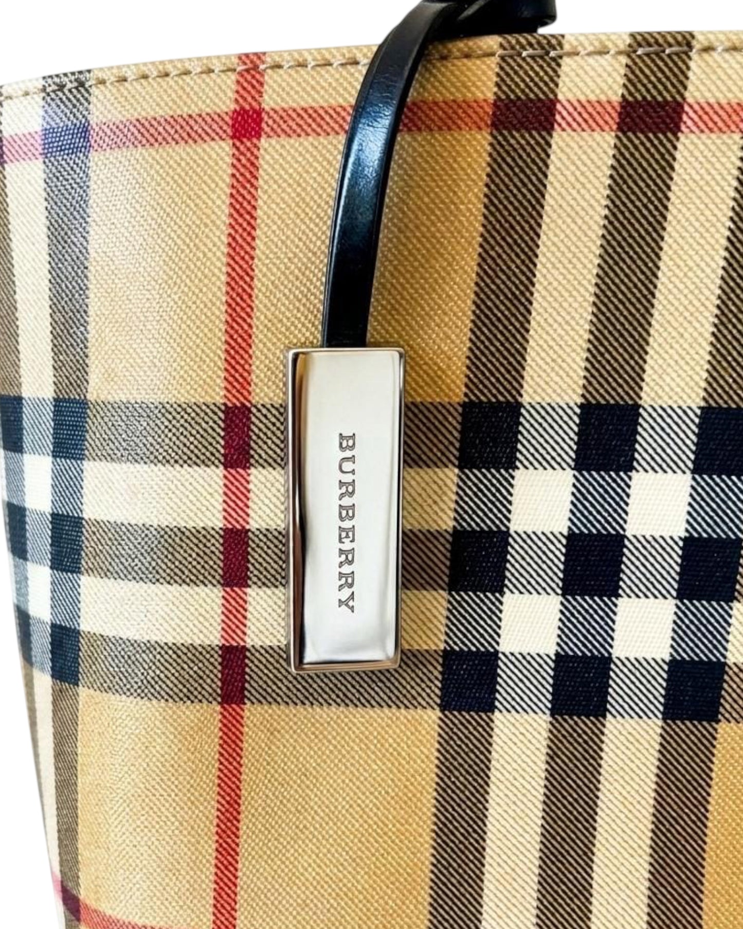 2000S BURBERRY NOVA CHECK TOTE BAG
