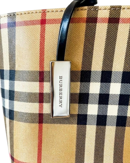 2000S BURBERRY NOVA CHECK TOTE BAG
