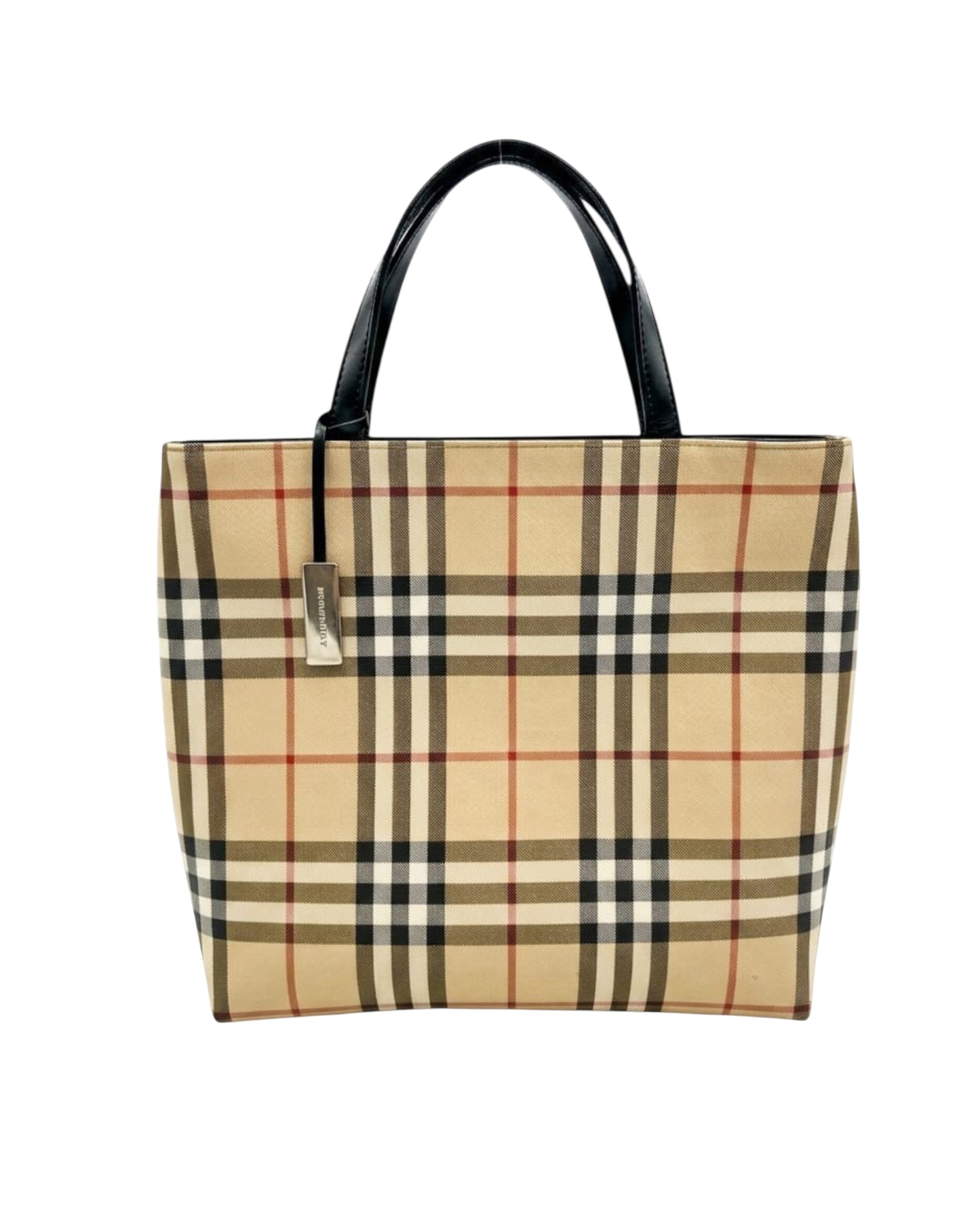 2000S BURBERRY NOVA CHECK TOTE BAG