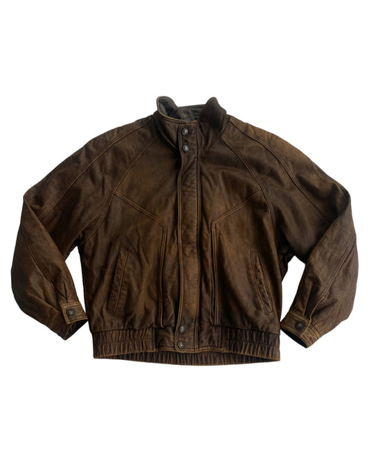 1980S ADVENTURE BOUND LEATHER JACKET