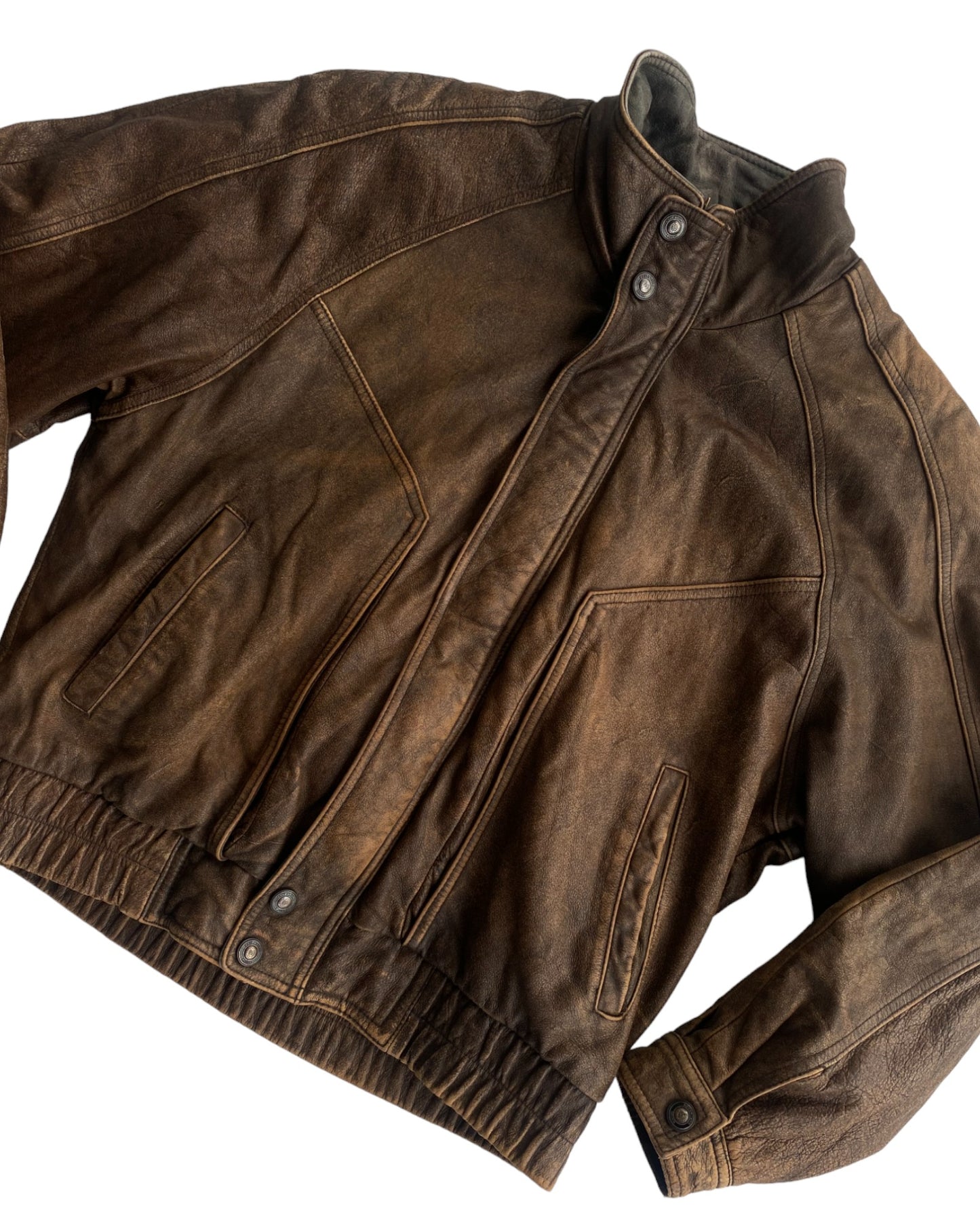 1980S ADVENTURE BOUND LEATHER JACKET