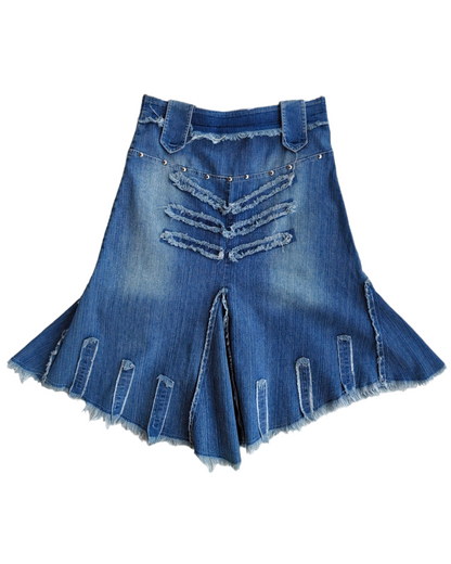 2000S SUSTITUTE DENIM SKIRT