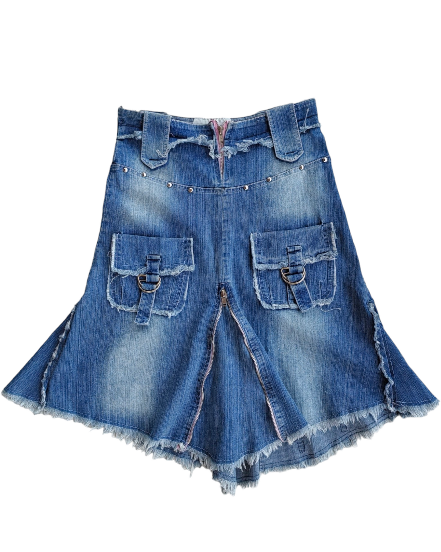 2000S SUSTITUTE DENIM SKIRT