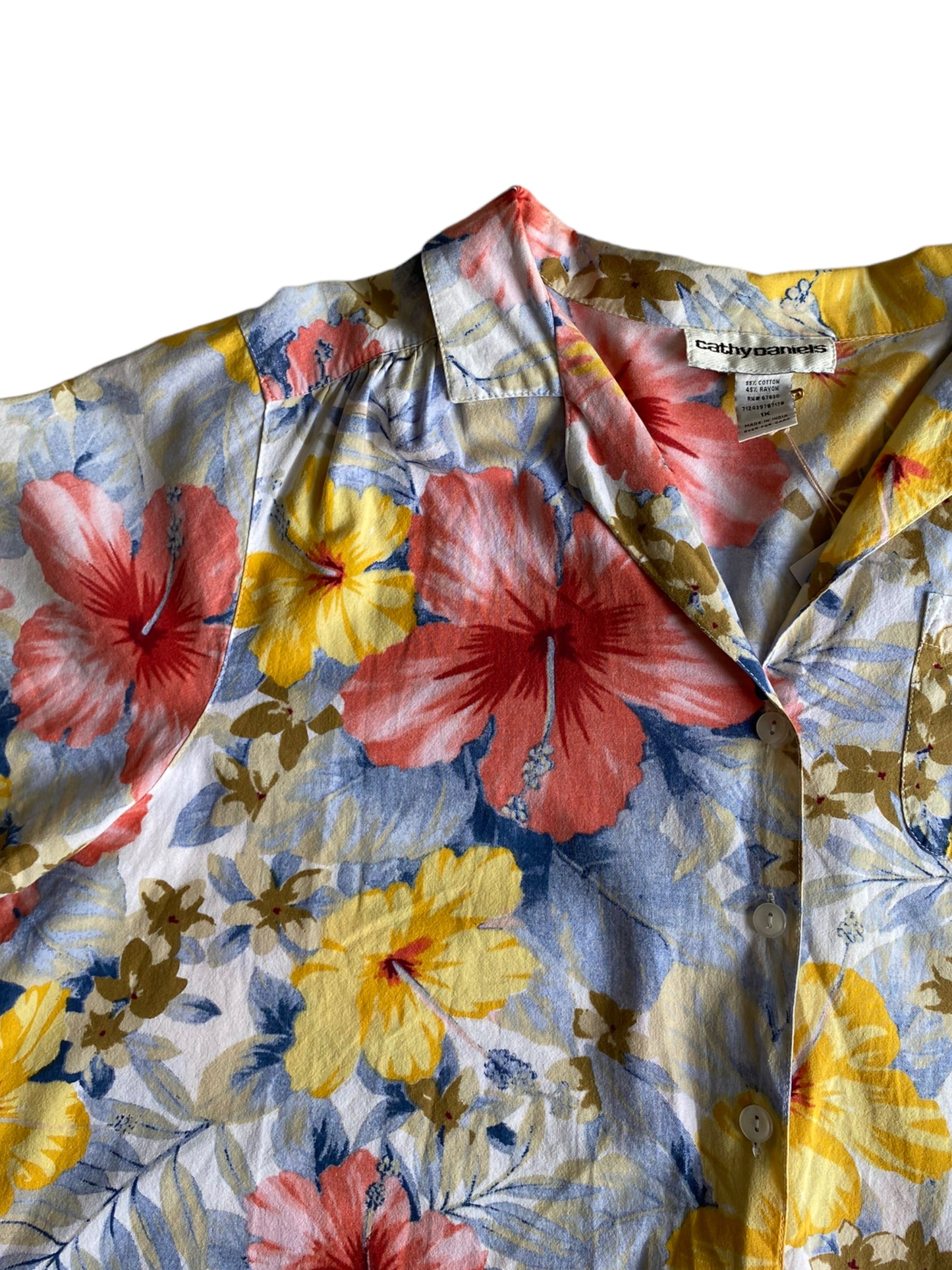 1990s BUTTON UP HAWAIIAN SHIRT