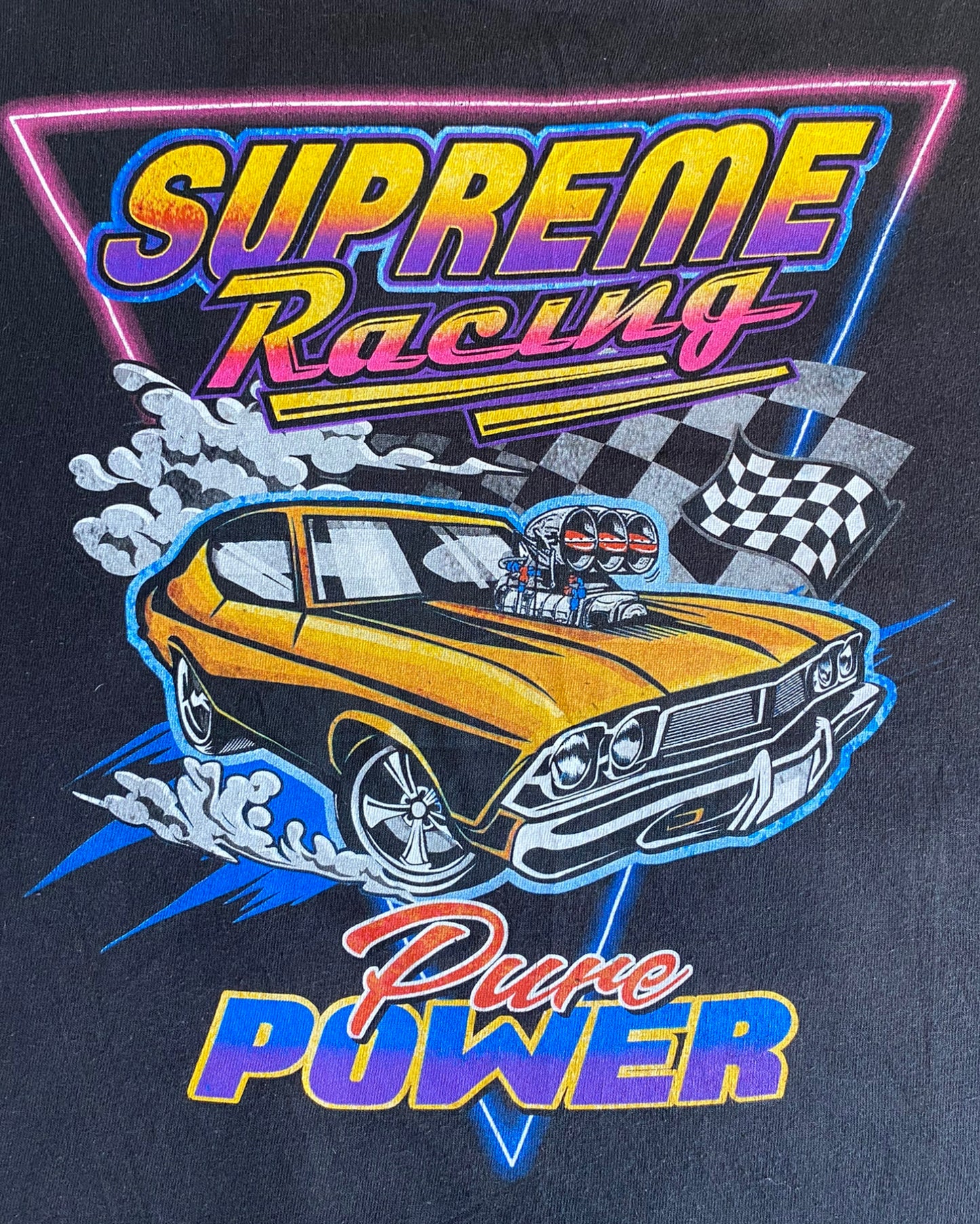 2010 SUPREME RACING BLACK TSHIRT