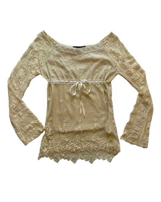 2000'S LACE LONG SLEEVE