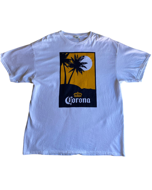 2010s CORONA BEER WHITE TSHIRT