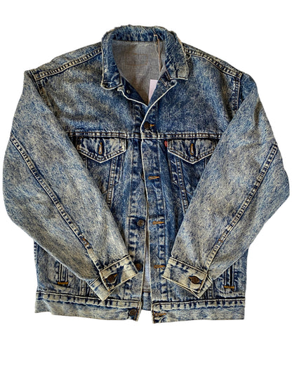 1980'S LEVIS ACID WASHED JACKET