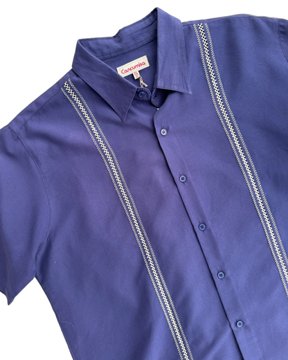 1980'S CANCUMISA BLUE SHIRT