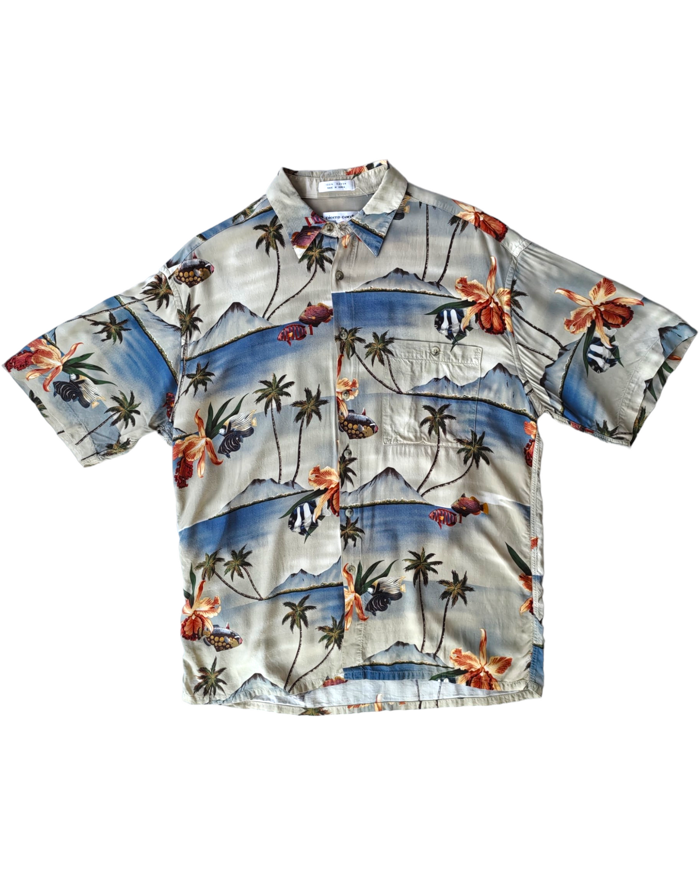 1990S PIERRE CARDIN TROPICAL SHIRT