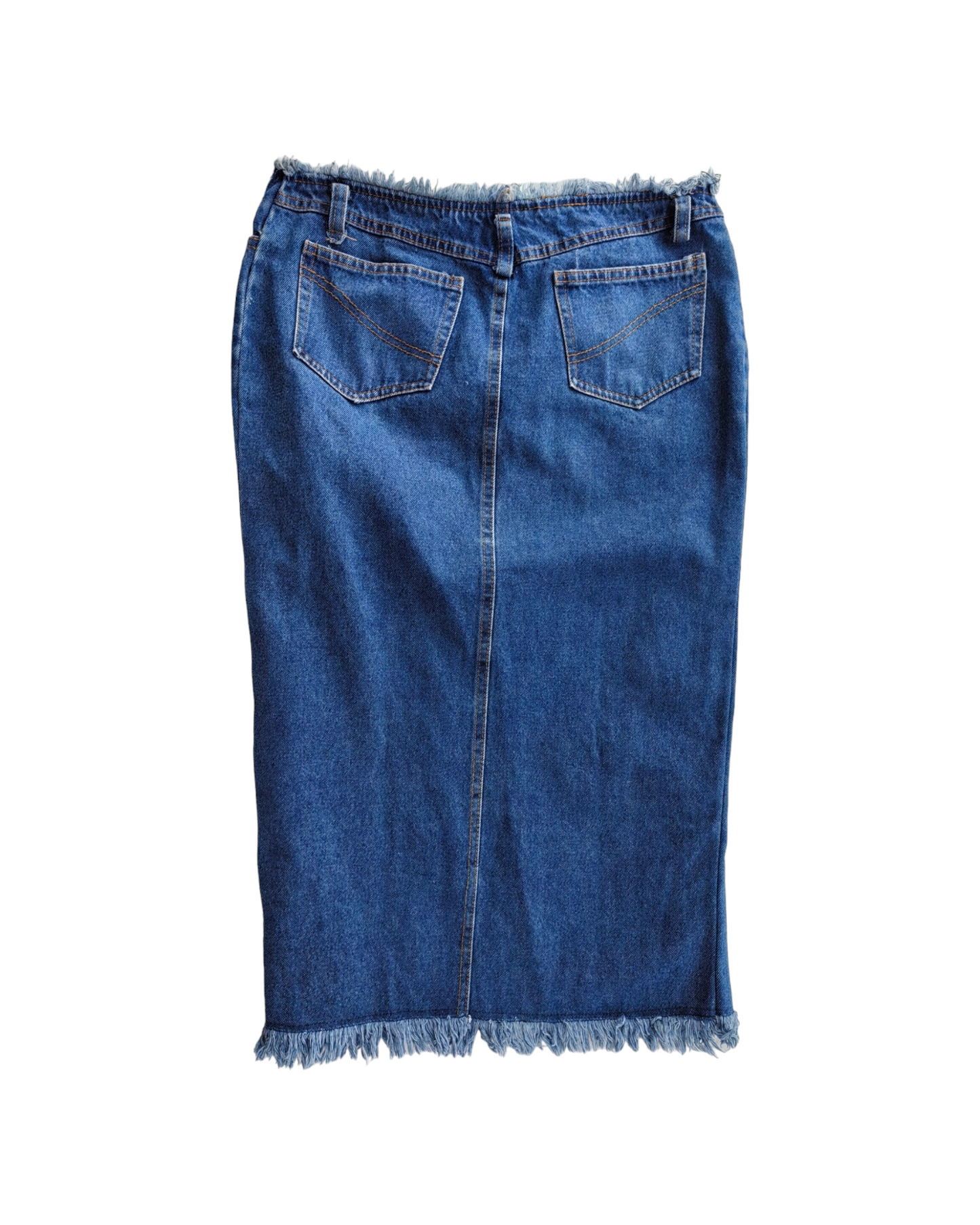 2000S MAXI DENIM SKIRT