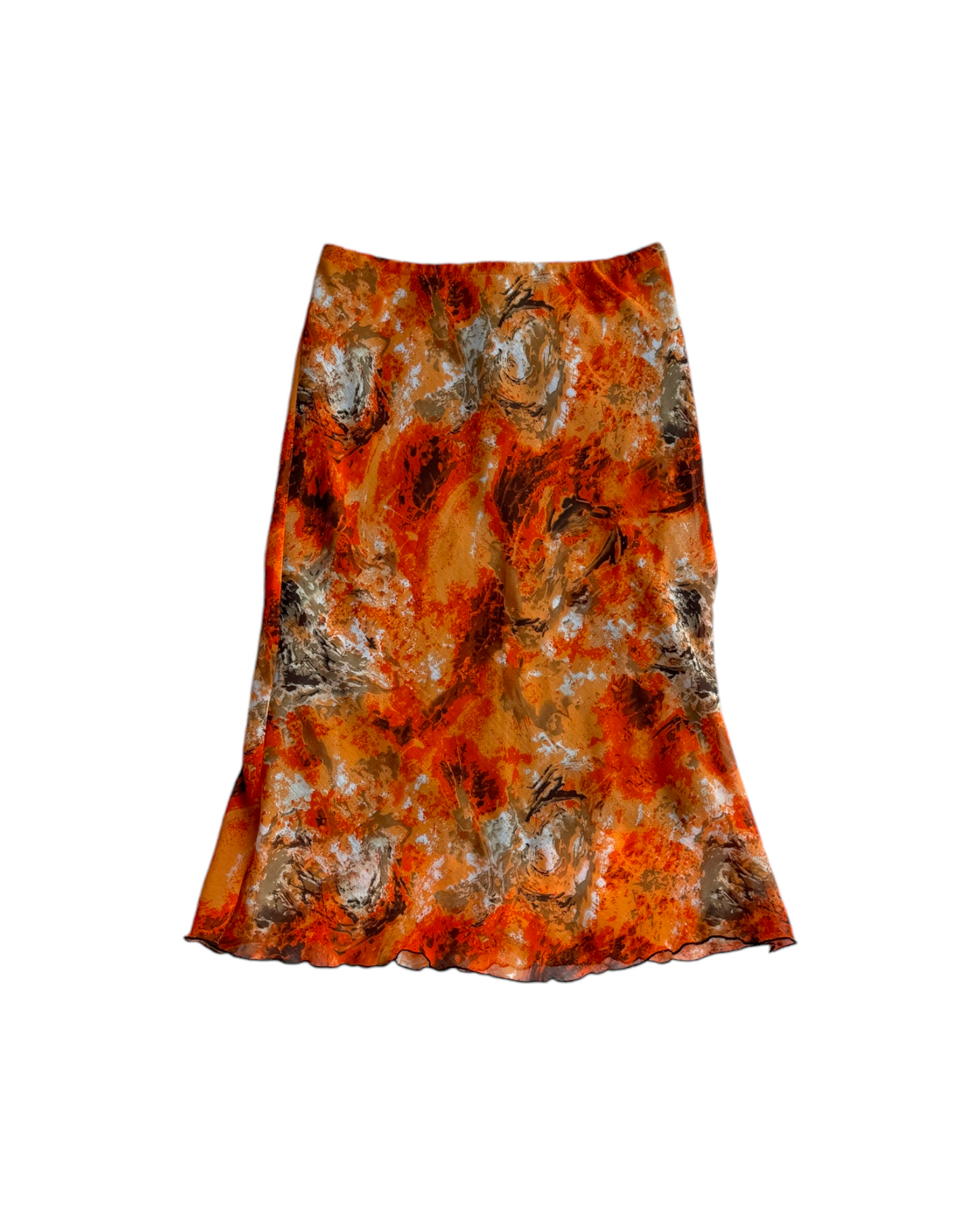 2000'S JOSSYAN ORANGE SKIRT