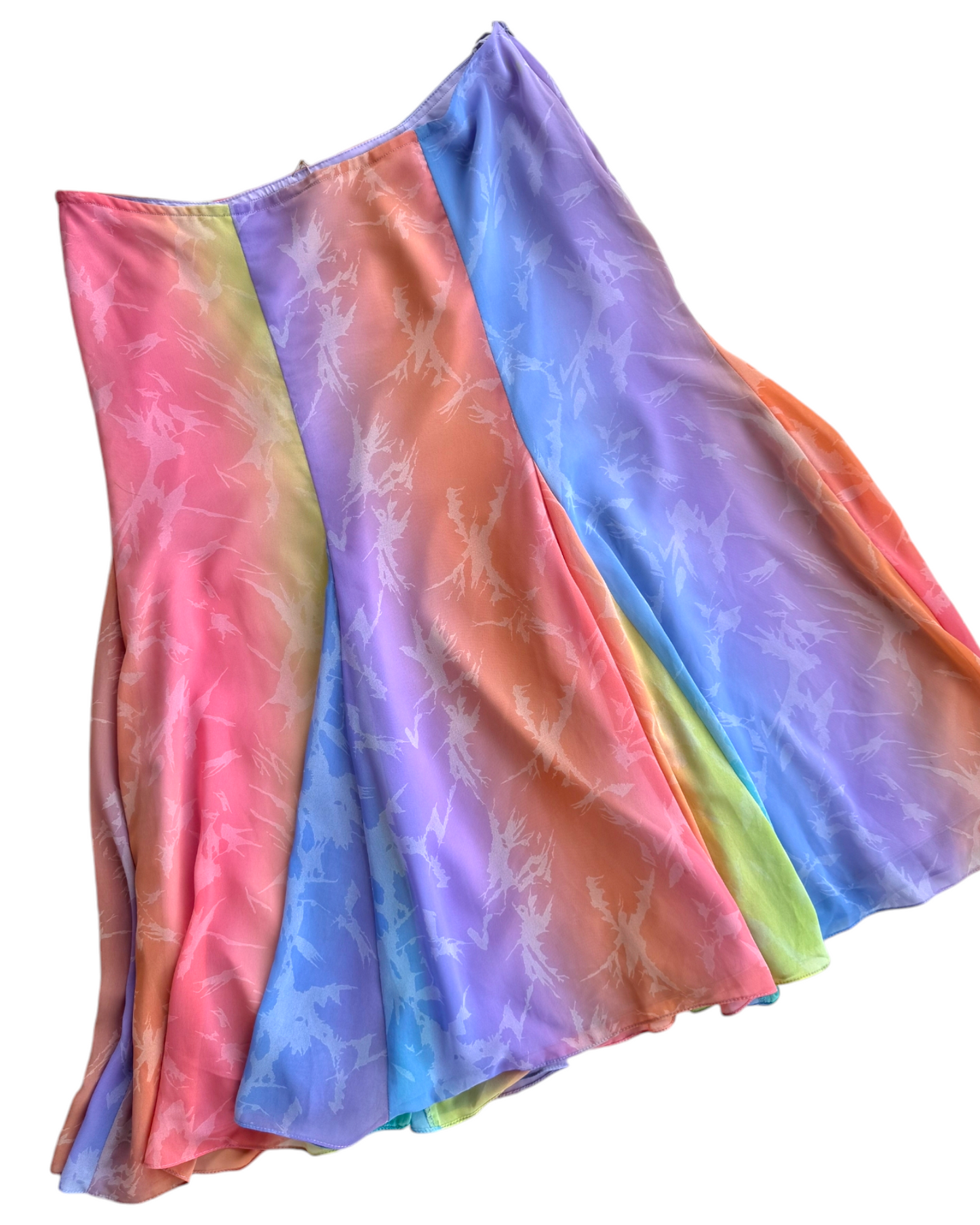 2000'S FAIRY RAINBOW MESH SKIRT