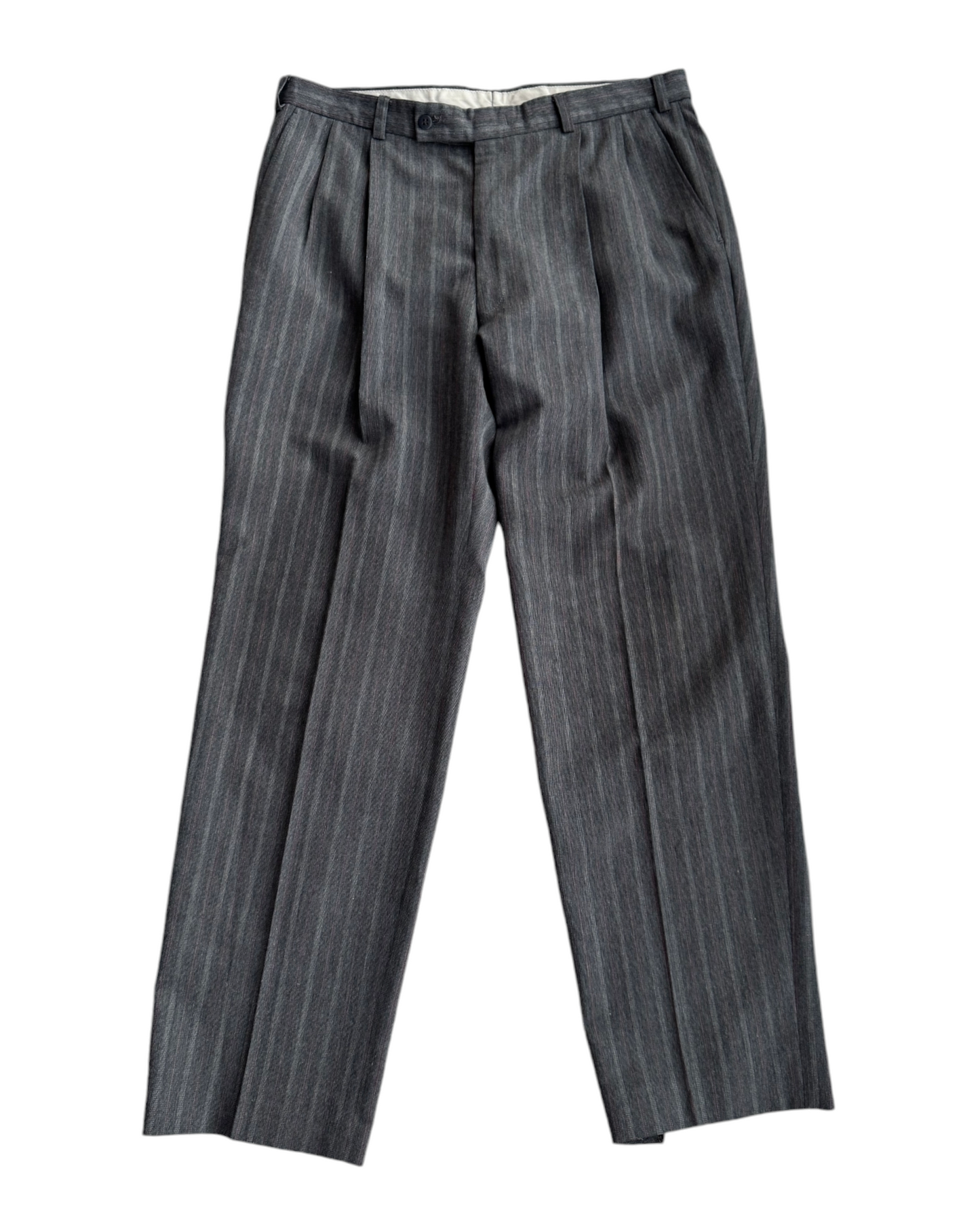 1990'S WILFRED GREY STRIPED PANTS