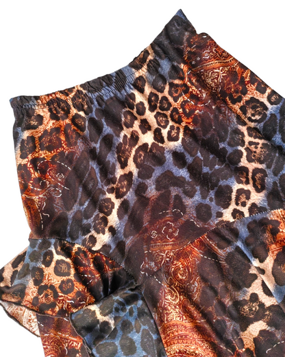 2000S SAMANTHA'S ANIMAL PRINT SKIRT