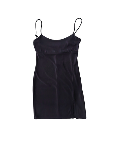 1990'S CARABELLA MINI BLACK DRESS