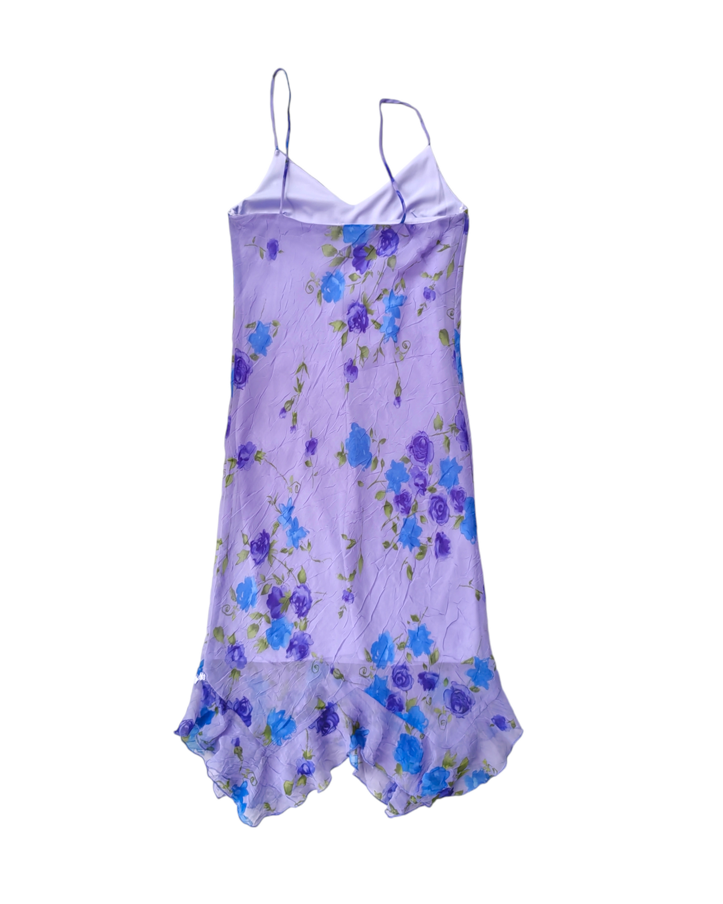 2000'S RAMPAGE PURPLE FLOWERED DRESS