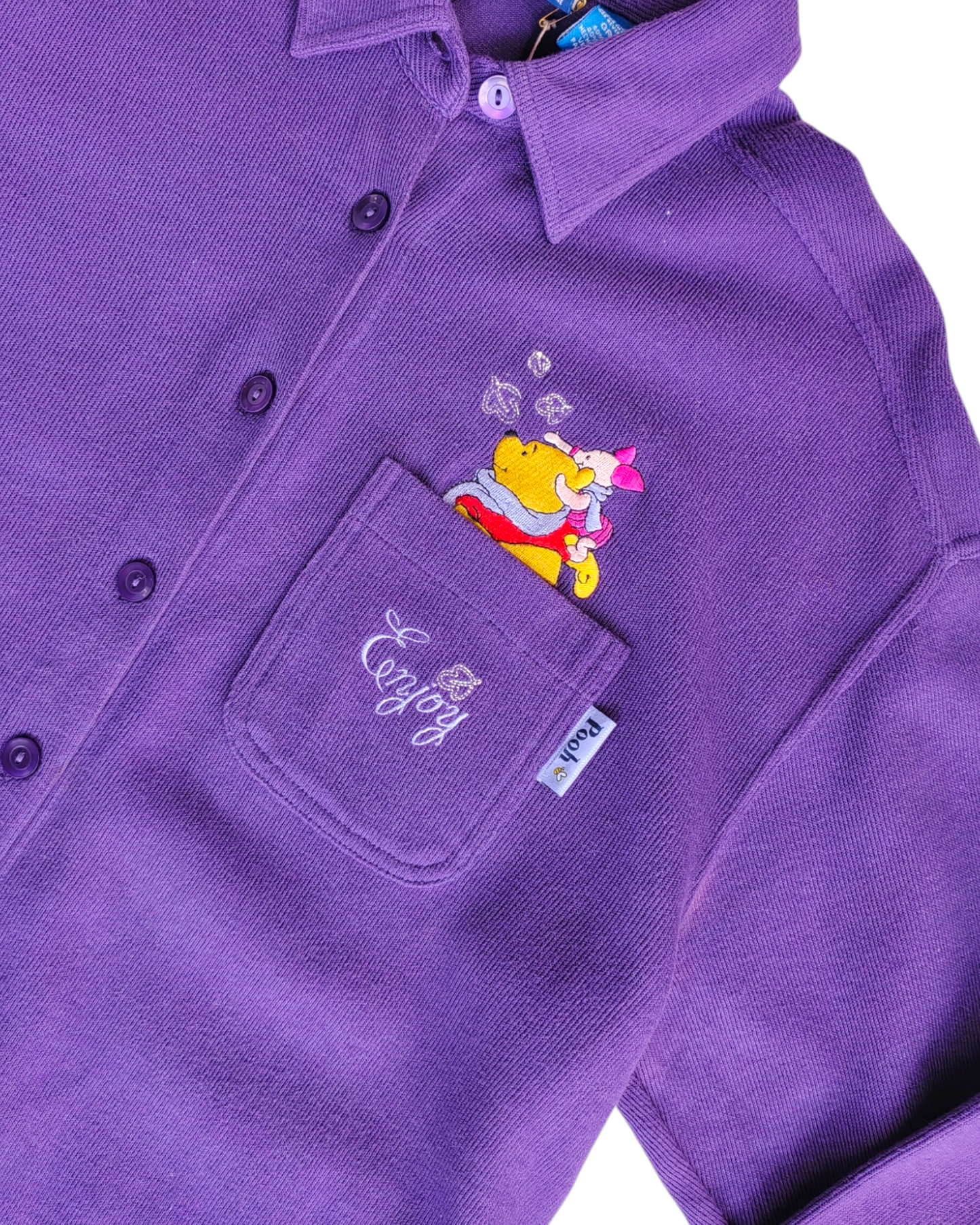 1990S POOH PURPLE SHIRT