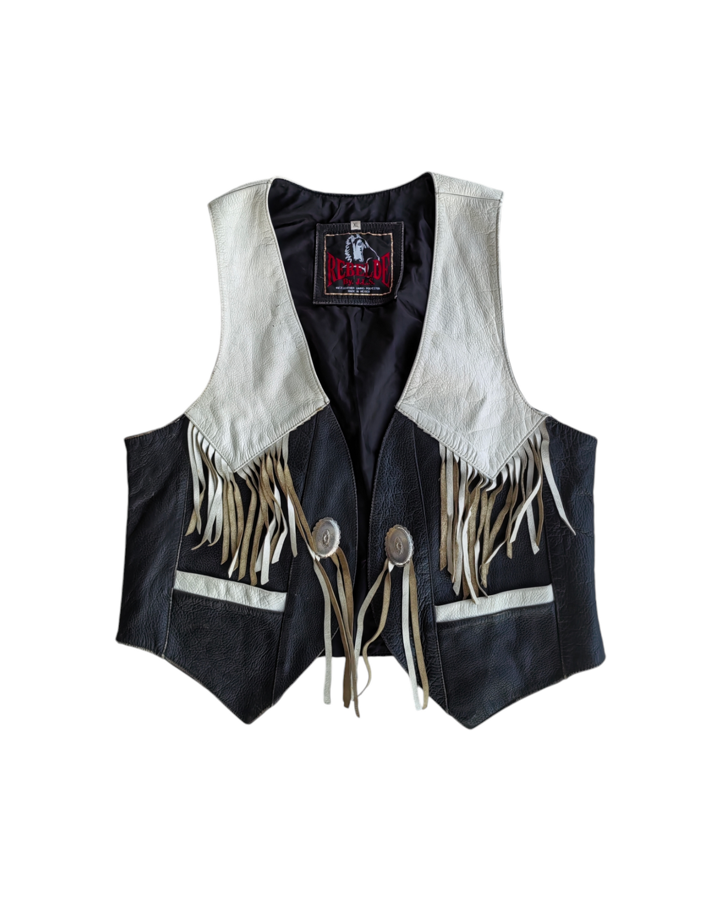 1990´S REBELDE HORSE LEATHER VEST