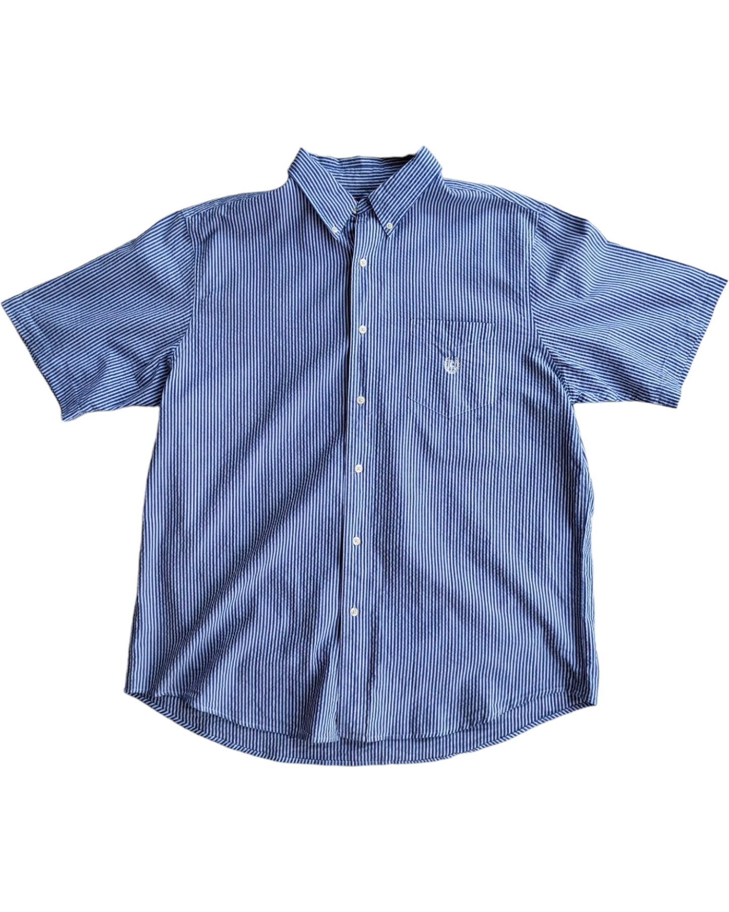 2000S CHAPS BLUE STRIPPED SHIRT