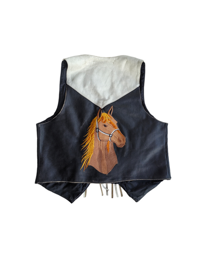 1990´S REBELDE HORSE LEATHER VEST