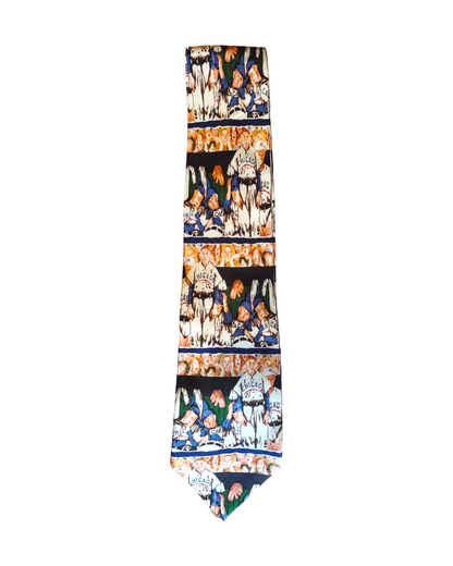 2000S NORMAN FUCKING ROCKWELL BASEBALL TIE