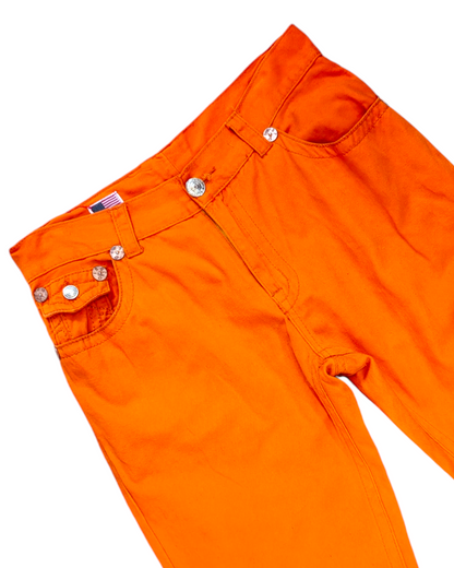 2000'S TRUE RELIGION L ORANGE JEANS