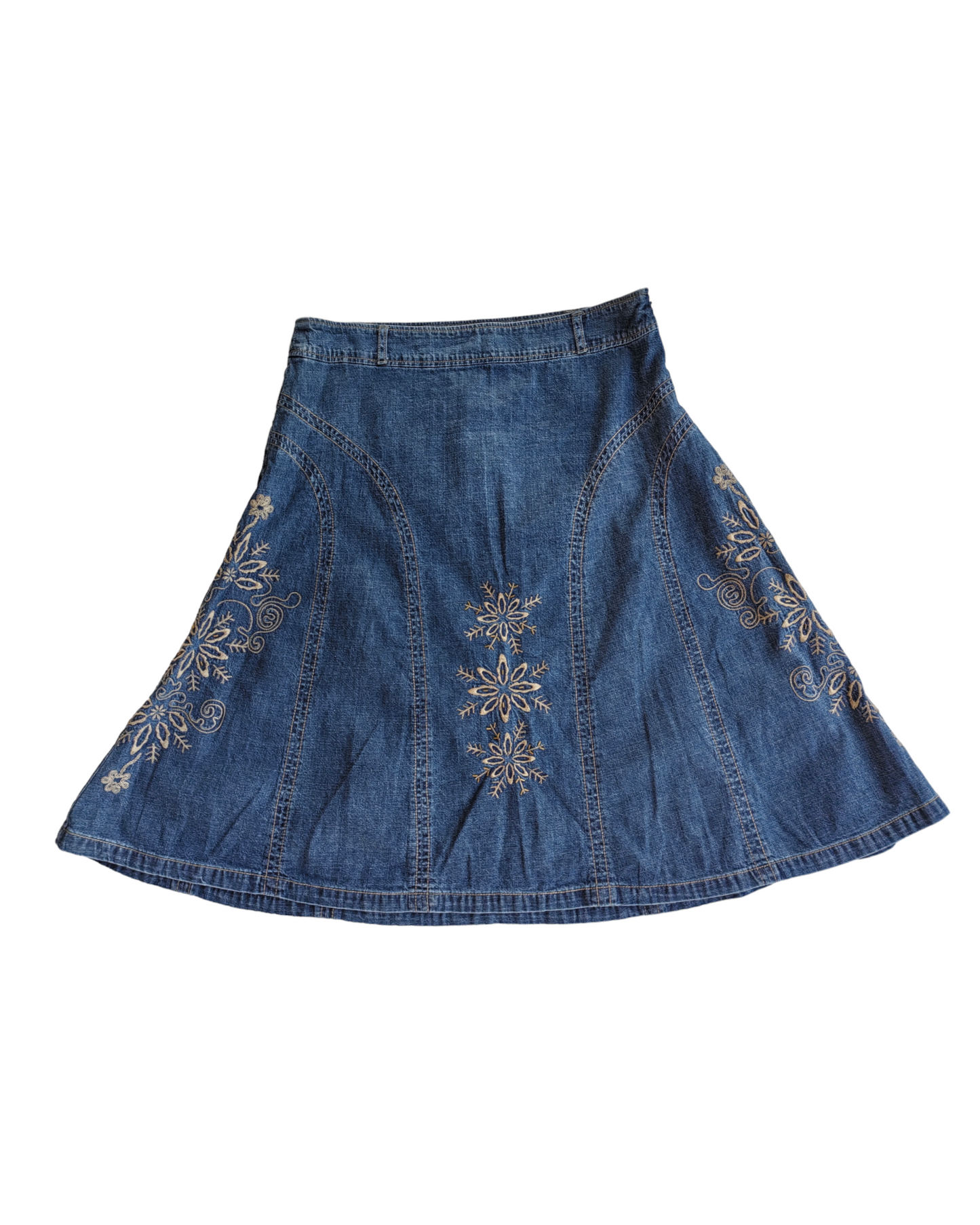 2000S FADED GLORY DARK DENIM SKIRT