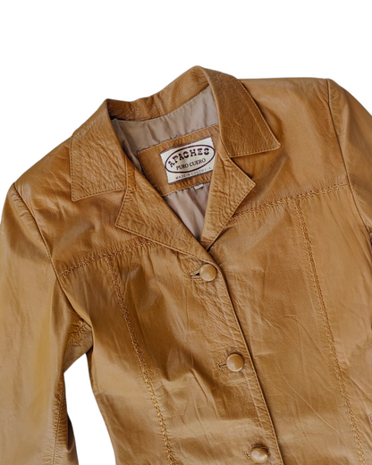 1990´S APACHES CAMEL LEATHER JACKET