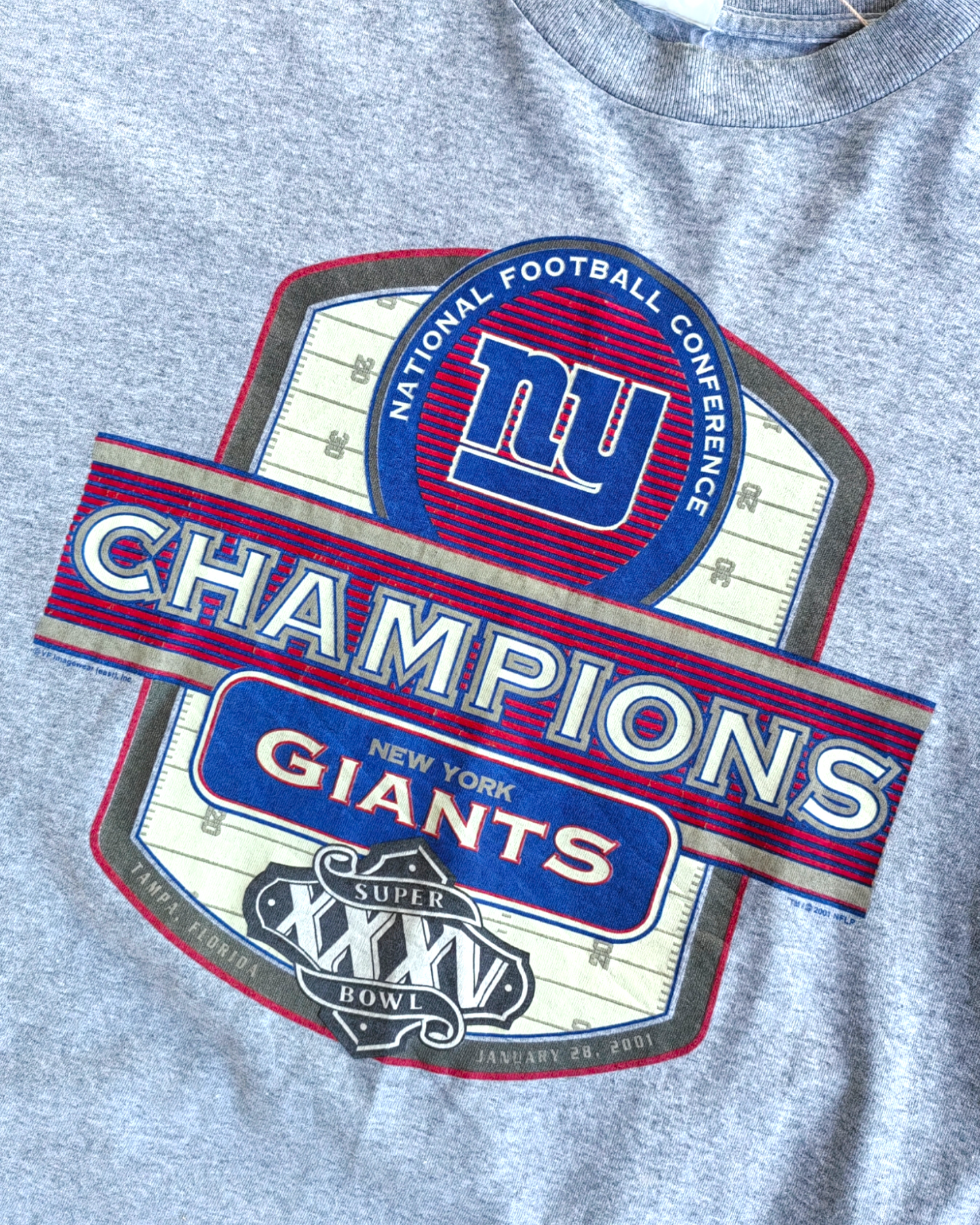 2000S NEW YORK GIANTS NATIONAL FOOTBALL TSHIRT