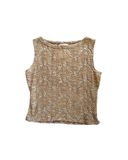 1990S A. BYER BEIGE TOP