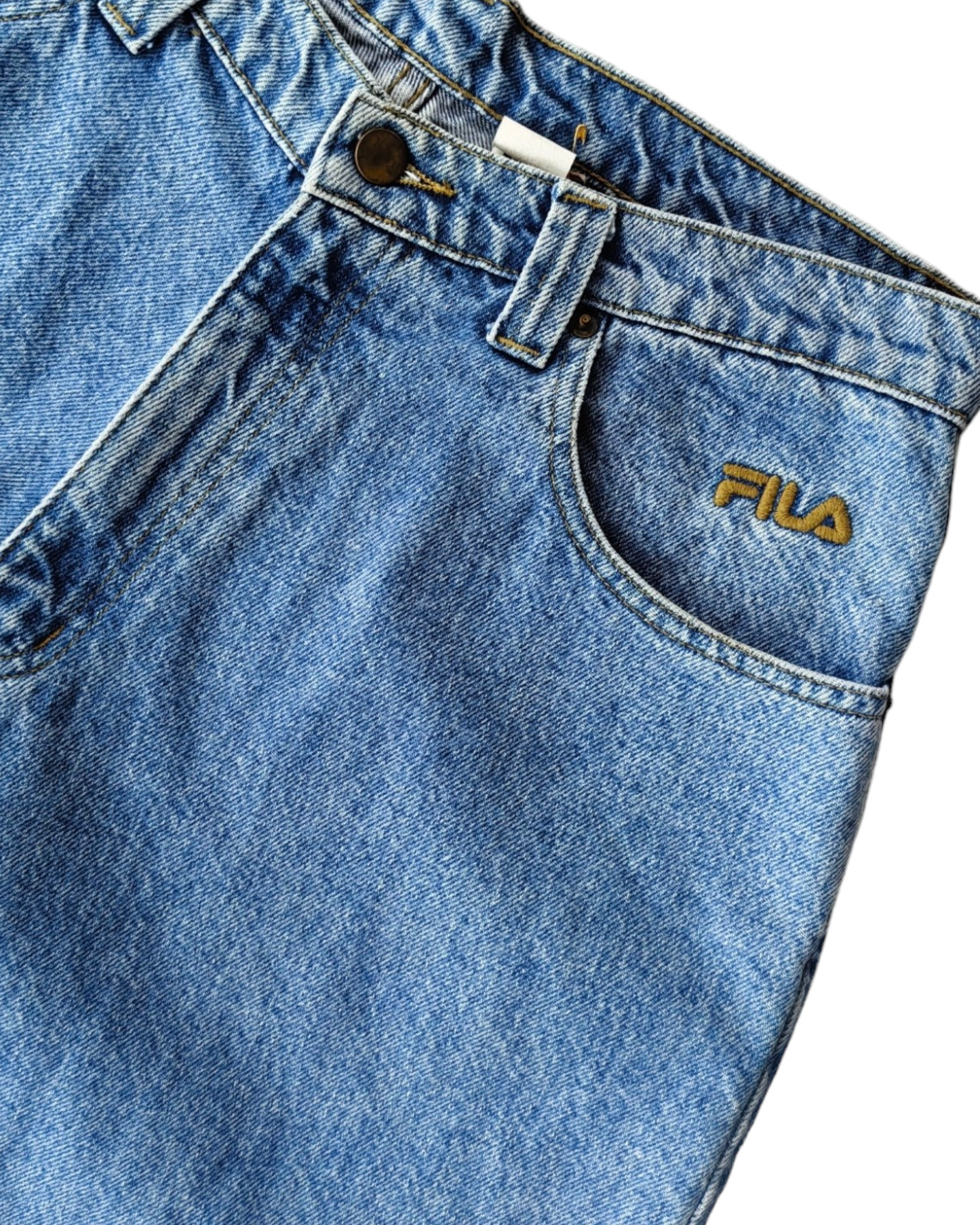 1990S FILA DENIM SHORTS