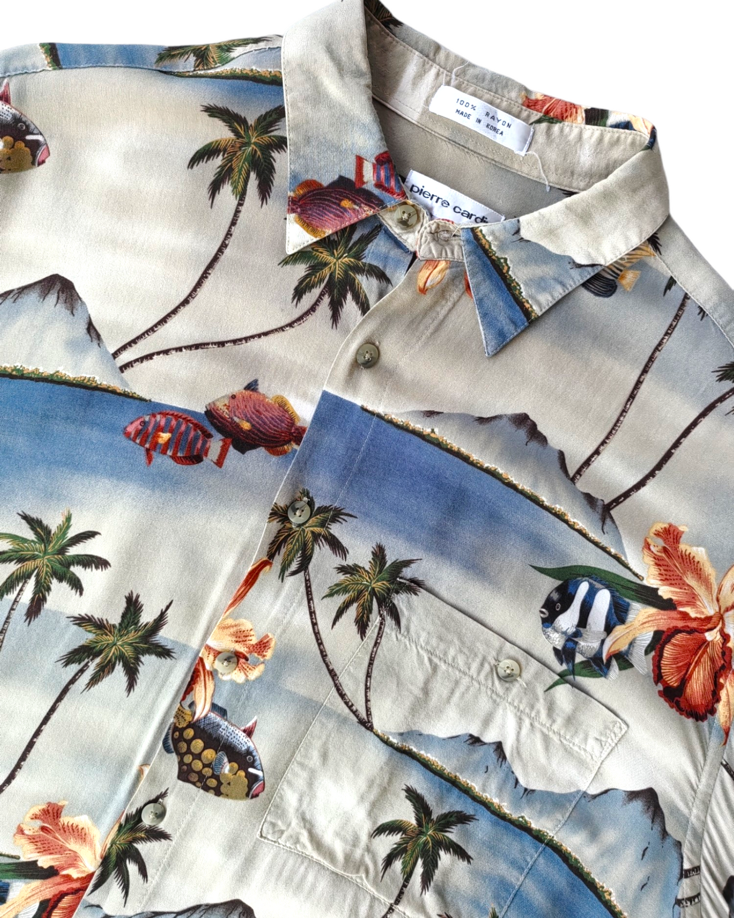 1990S PIERRE CARDIN TROPICAL SHIRT