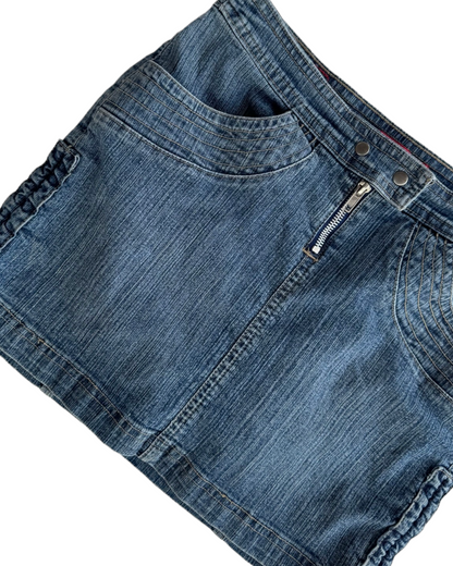 2000'S BUGGIA DENIM MINI SKIRT