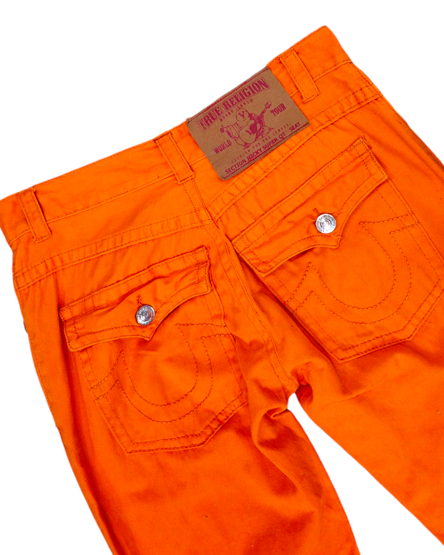 2000'S TRUE RELIGION L ORANGE JEANS