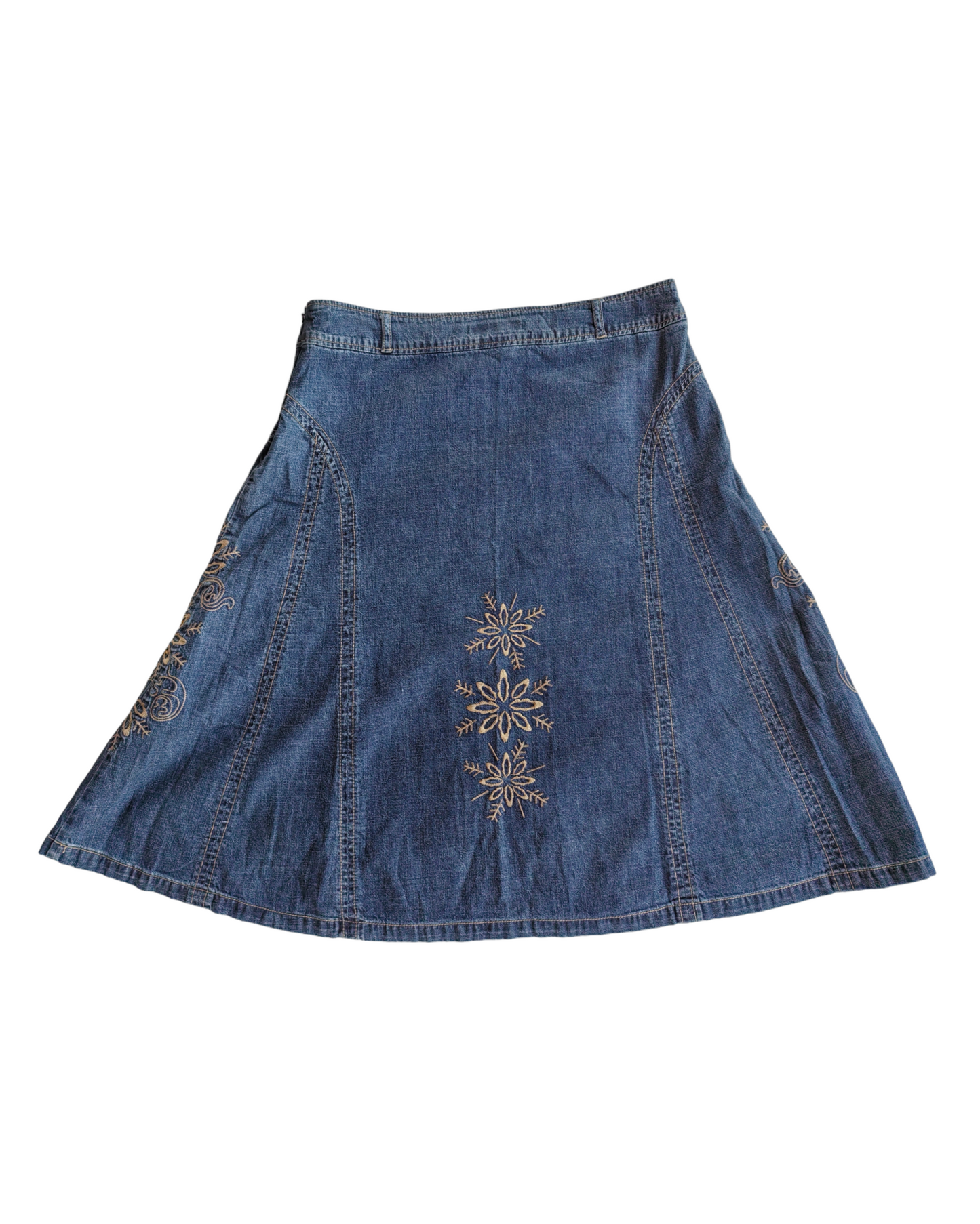 2000S FADED GLORY DARK DENIM SKIRT